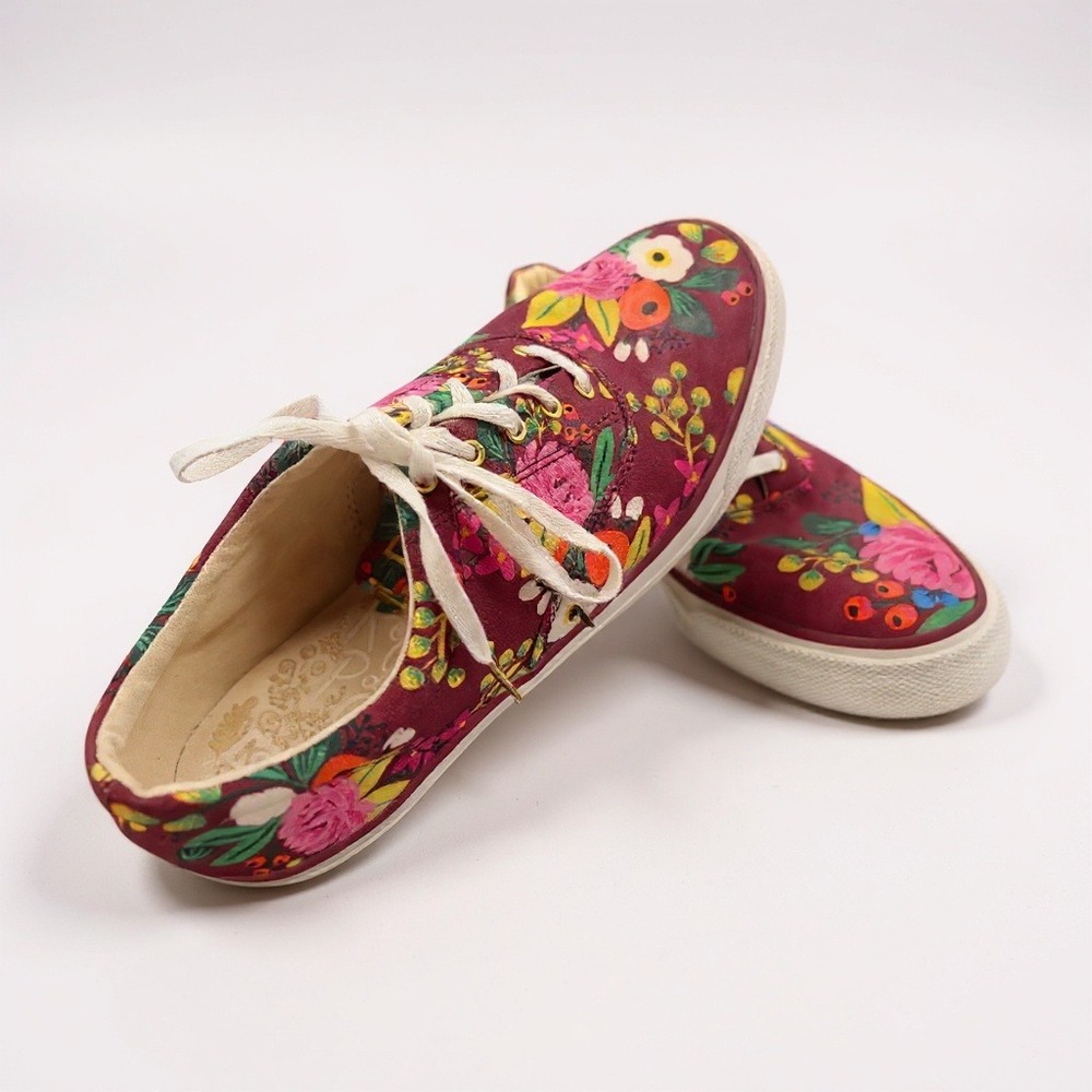 Keds x Rifle Paper Co. Anchor Vintage Blossoms Sneakers 9.5